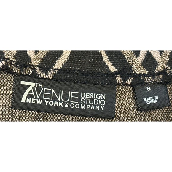 7th Avenue Design Studio NY & Co. 2-pc Blouse/Skirt Set Poly Blend Women S/M NWT - Picture 11 of 16